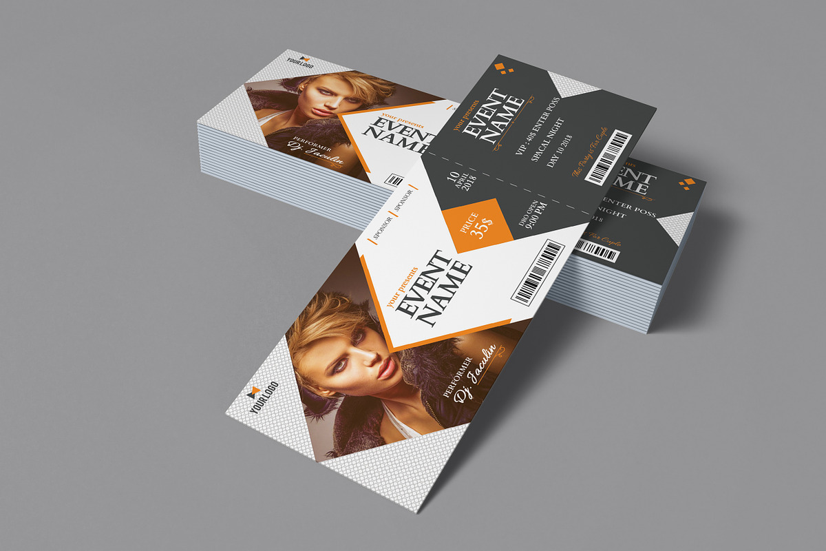 Event Ticket, an Invitation Template by Rongbaaz (Photo 4 of 5)