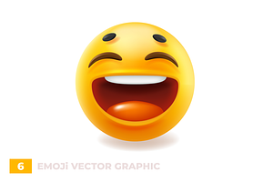 3d Happy Emoji Vector Set