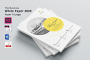 The White Paper, a Brochure Template by obayes (Thumbnail 1 of 11)
