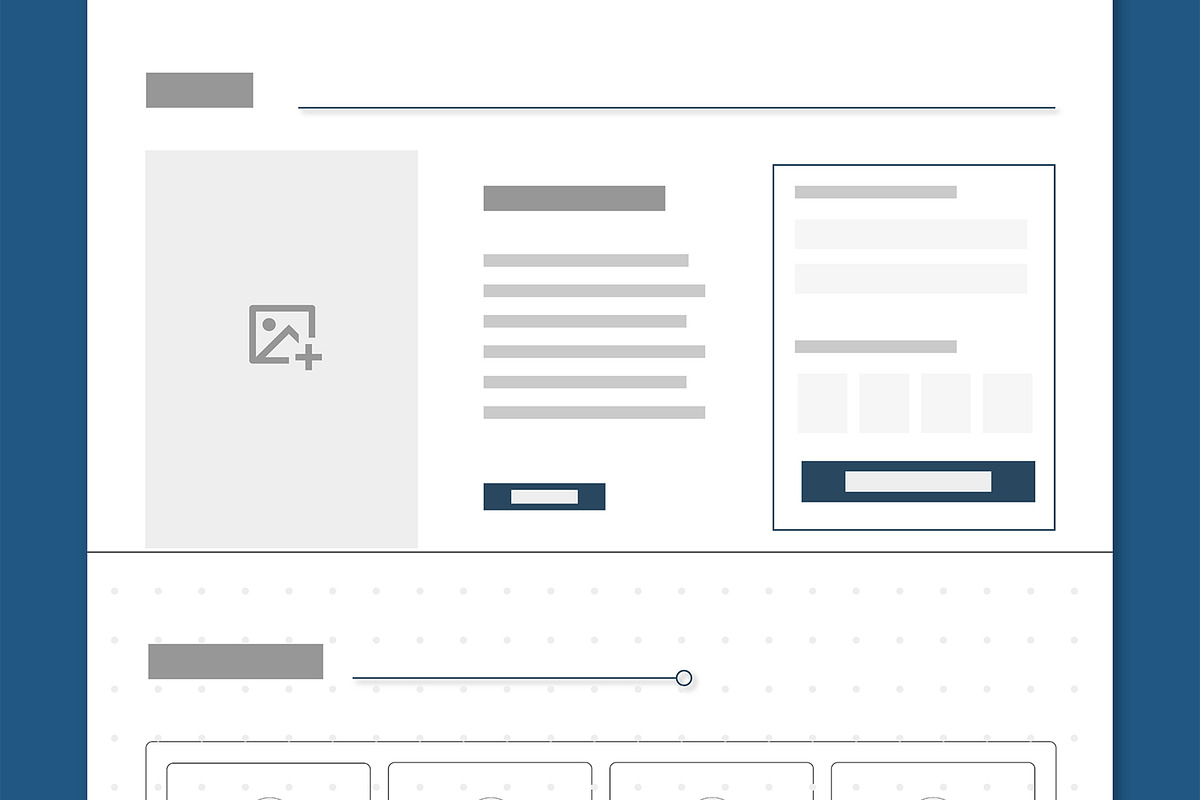 Website Wireframe Design Services, a Wireframe Template by MightyDesign (Photo 4 of 9)