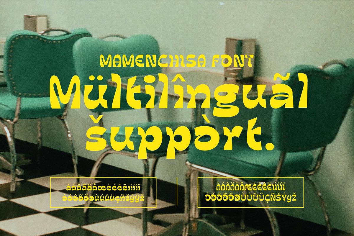 Mamenchisa, a Font by Drizy (Photo 7 of 9)