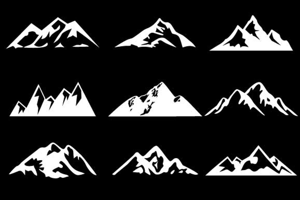 Mountain Shapes For Logos Vol 4 preview 2