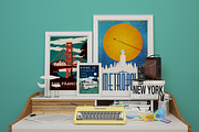 8 Studio Poster Mock-ups, a Product Mockup by Northern Kraft (Thumbnail 2 of 5)