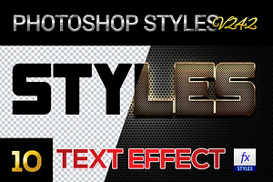 10 Creative Photoshop Styles V242