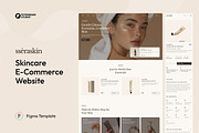 Skincare E-Commerce Website UI Figma, an UI Kit Template by peterdraw (Thumbnail 1 of 7)