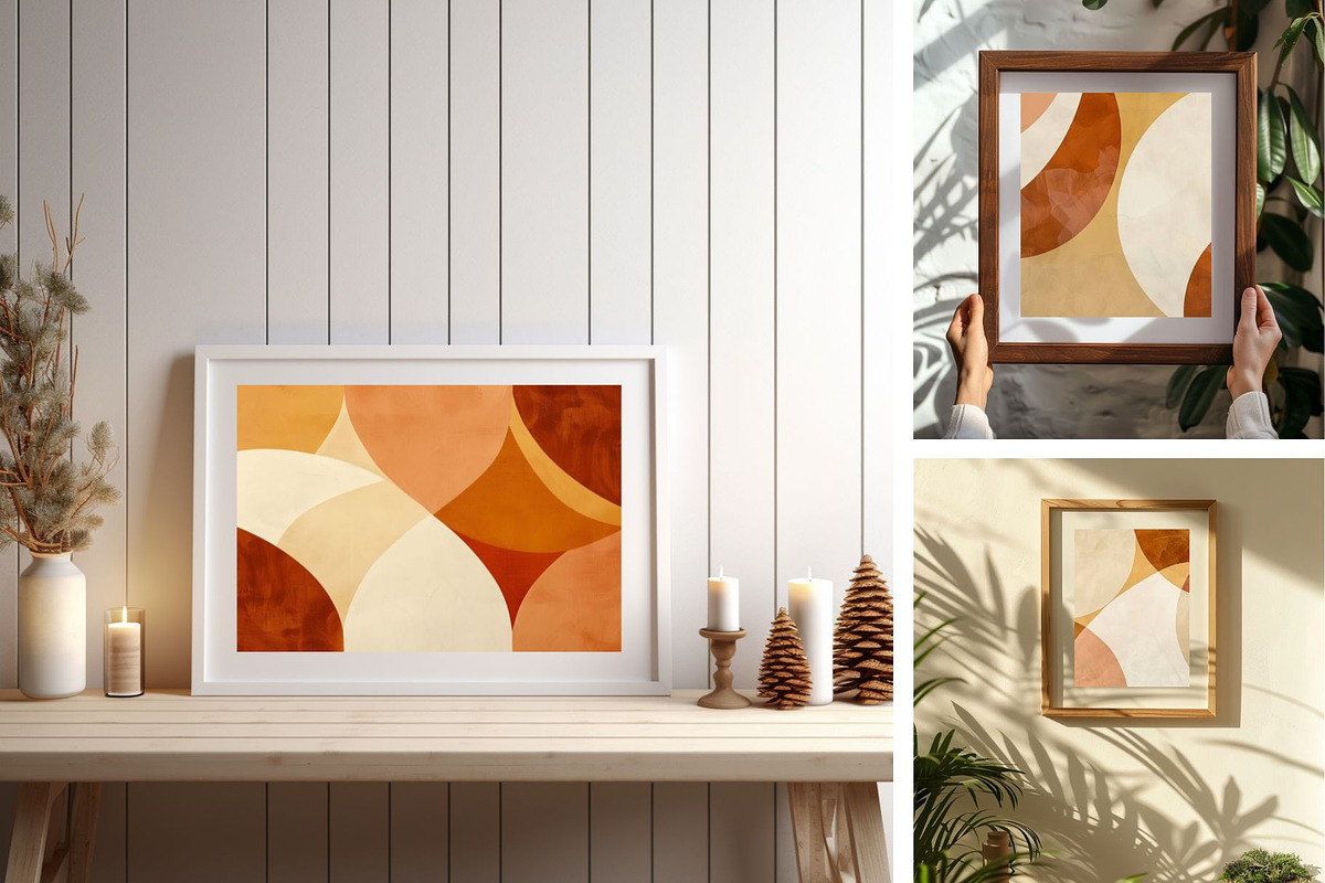 Geometric Boho Layered Canva Clipart, a Wallpaper Graphic by ARTOZEN DIGITAL (Photo 15 of 17)