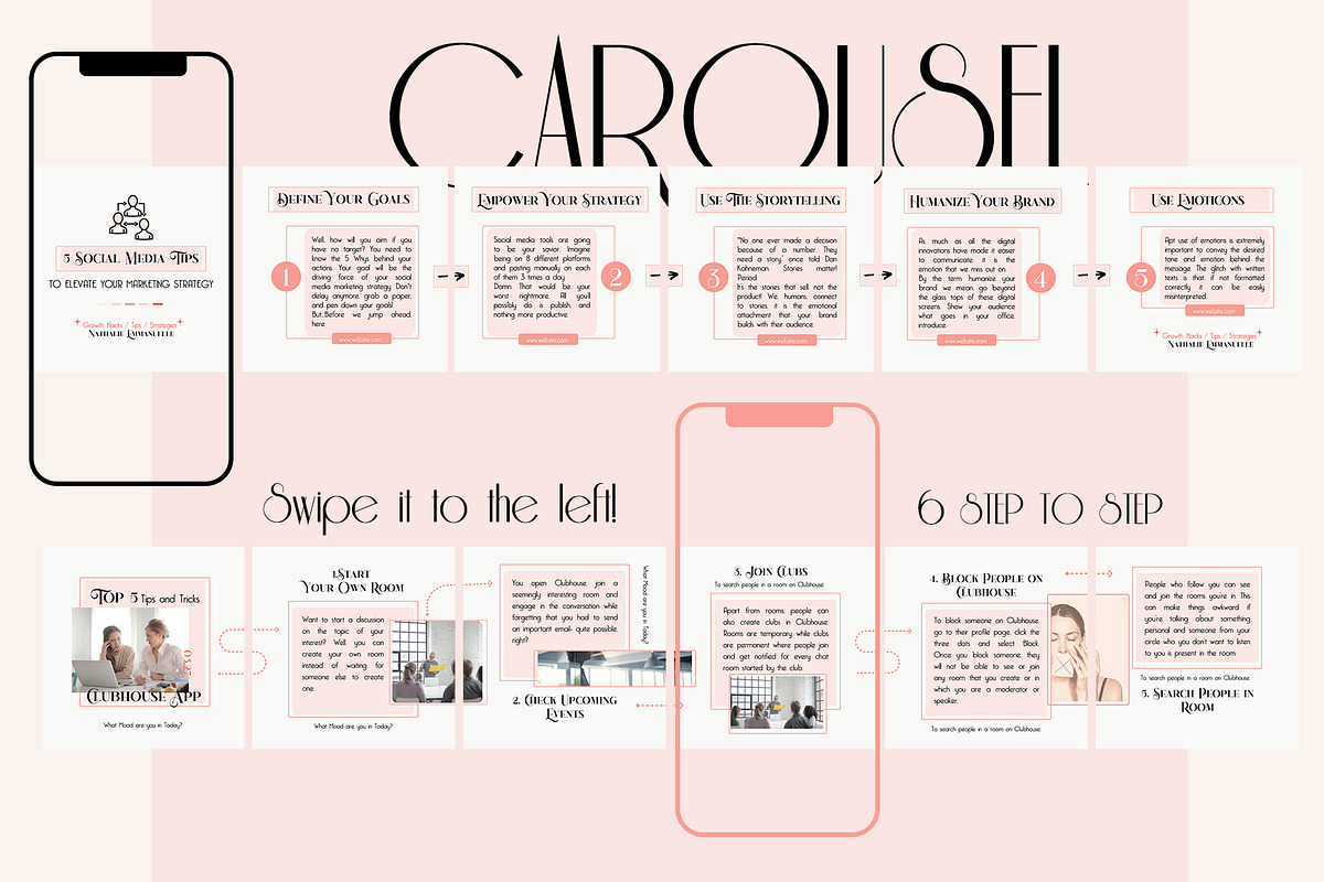 Insta Creator for Coach PS CANVA, a Social Media Template by goodesign (Photo 16 of 19)