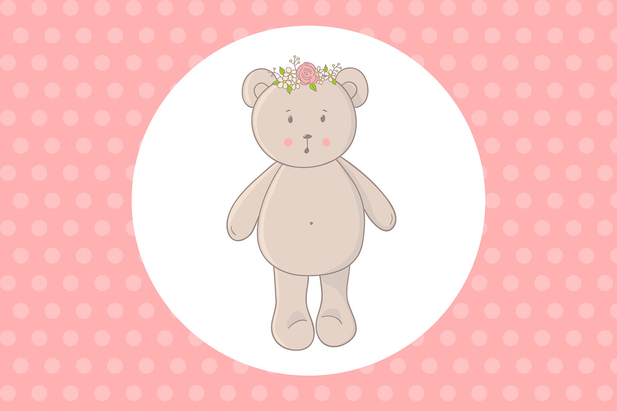 Cute teddy bear, an Illustration by BerryCaty (Photo 8 of 9)