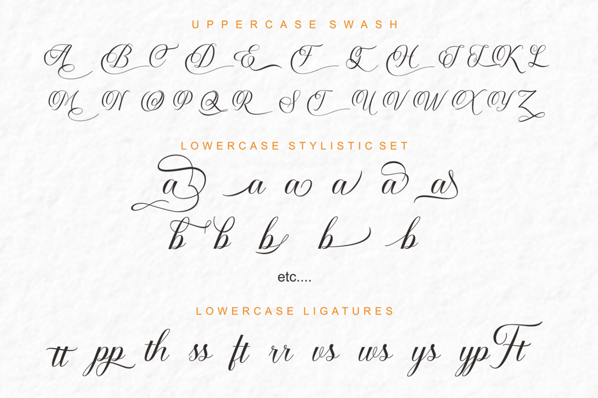 Amealnia Script preview 7