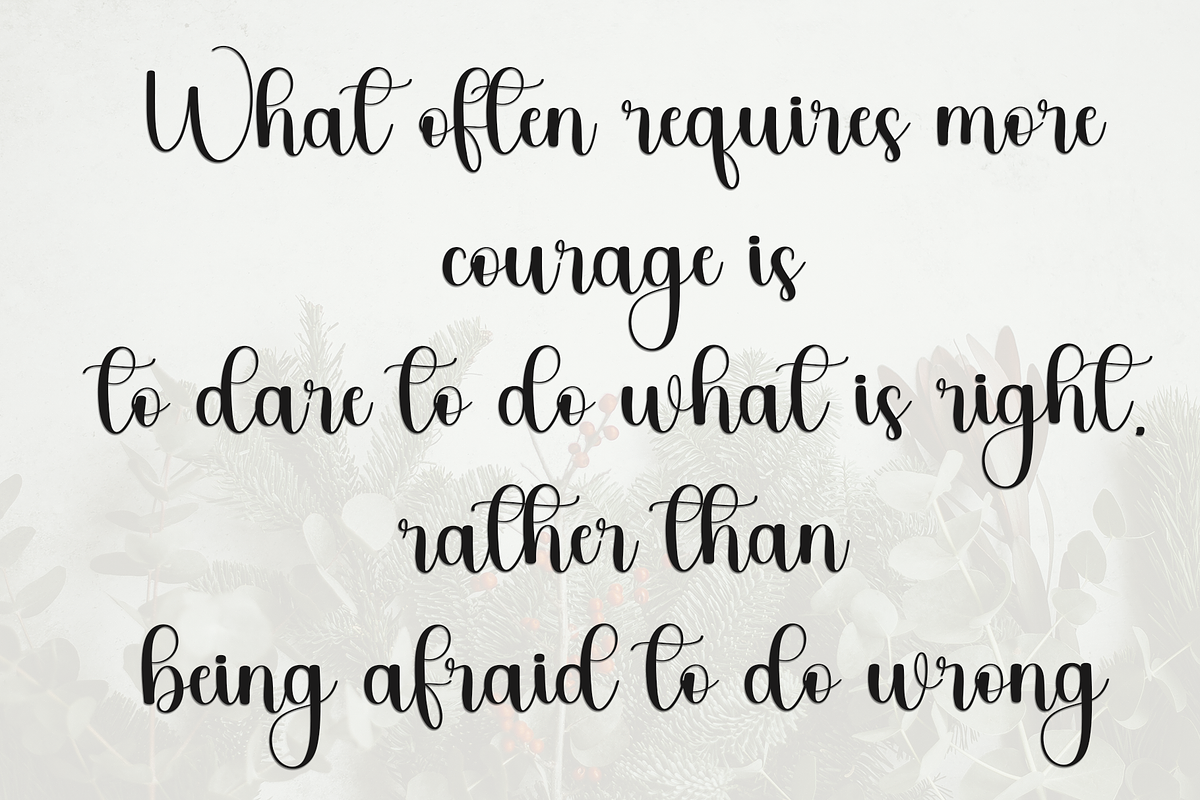 Calligraphy, a Handwritten Font by FreshTypeINK (Photo 8 of 8)