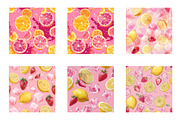 Pink Lemonade Seamless Digital Paper, a Graphic by CreationArt (Thumbnail 6 of 7)