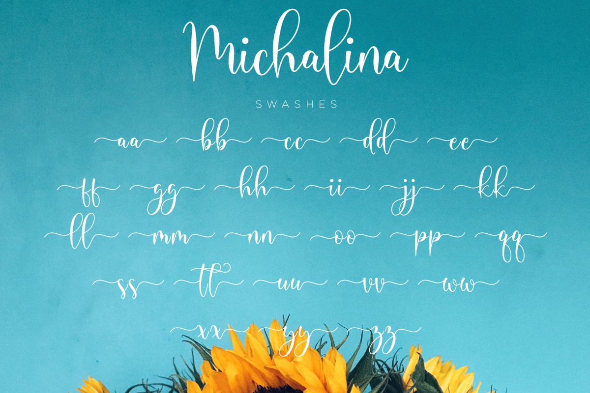 Michalina // Elegant Font Script, a Script Font by Nissa Studio (Photo 12 of 12)