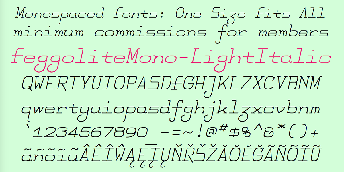FeggoliteMono, a Slab Serif Font by Ingrimayne Type (Photo 7 of 14)