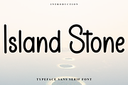 Island Stone, a Sans Serif Font by InermediaSTUDIO (Thumbnail 1 of 7)