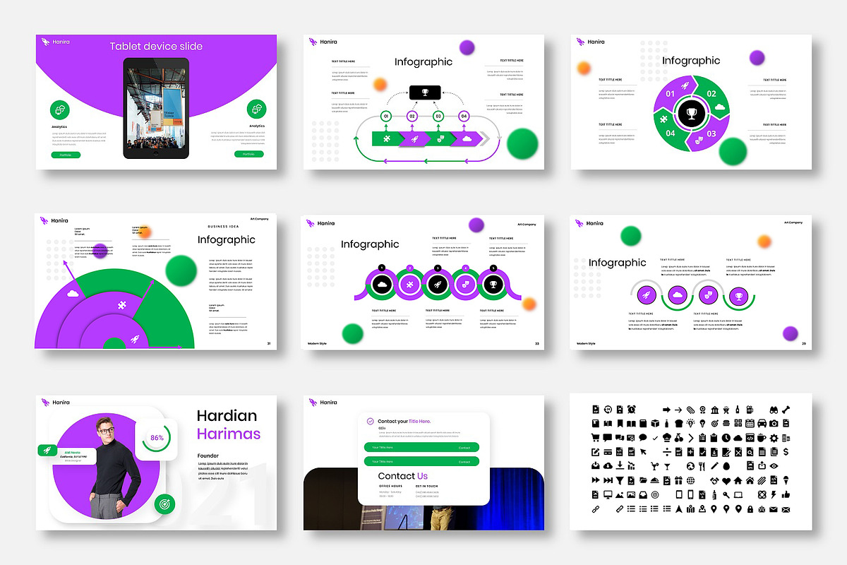 Hanira - Business Google Slide Templ, a Presentation Template by Dens Creative Studio (Photo 5 of 6)
