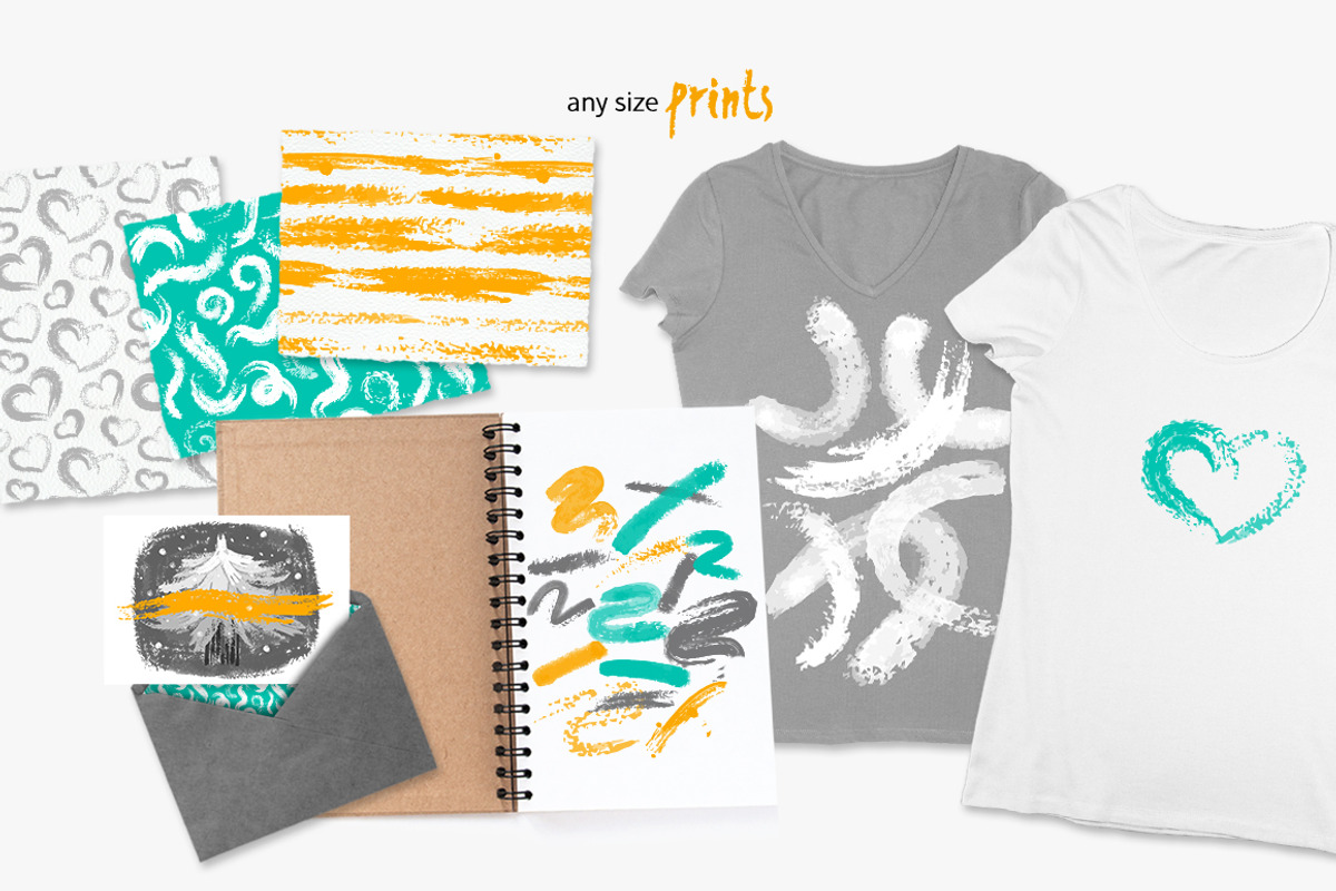 Old Brushes for Illustrator, a Brush Add-On by Mazheika Store (Photo 7 of 9)