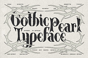 Gothic Pearl Typeface, a Blackletter Font by softulka (Thumbnail 1 of 7)
