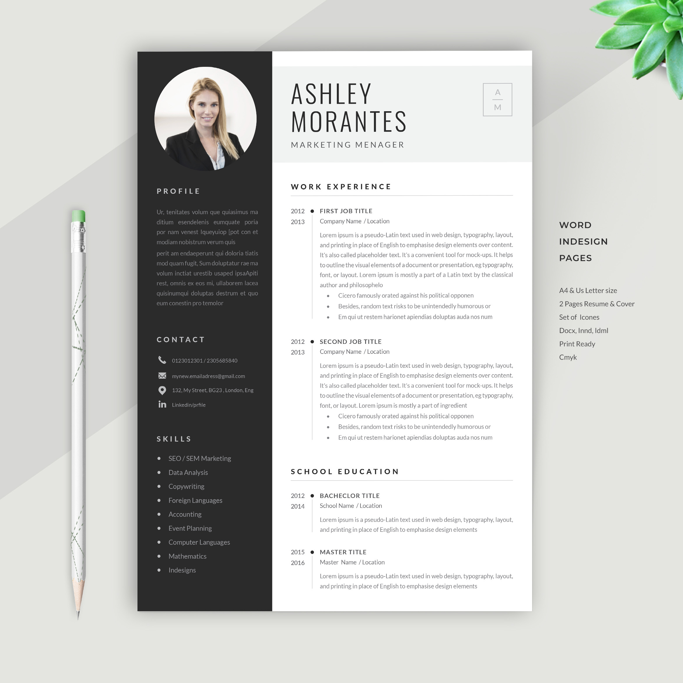 Resume Template Word