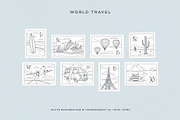 Stamps Illustration Collection, an Object Illustration by rouxsupplyco (Thumbnail 4 of 14)
