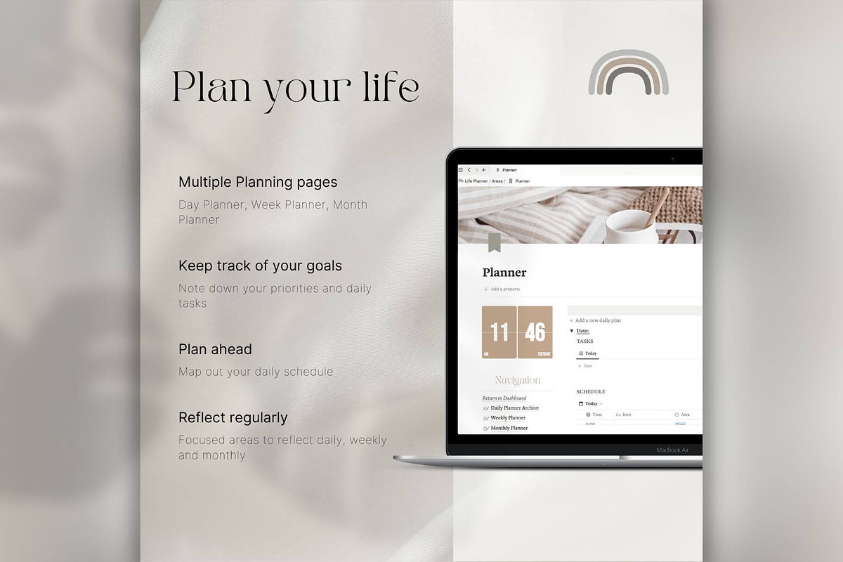 All In One Life Planner Notion Template