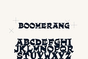 BOOMERANG Midcentury Modern Font, a Slab Serif Font by MALA HORA ARTIST STUDIO ✨ (Thumbnail 16 of 18)