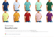 Girl T-shirt 3xMock-ups, a Print Template by Mocca Mockups Store (Thumbnail 4 of 5)