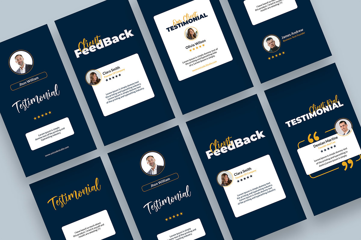 Client Testimonial - Instagram Story, a Social Media Template by UnicodeID (Photo 2 of 4)