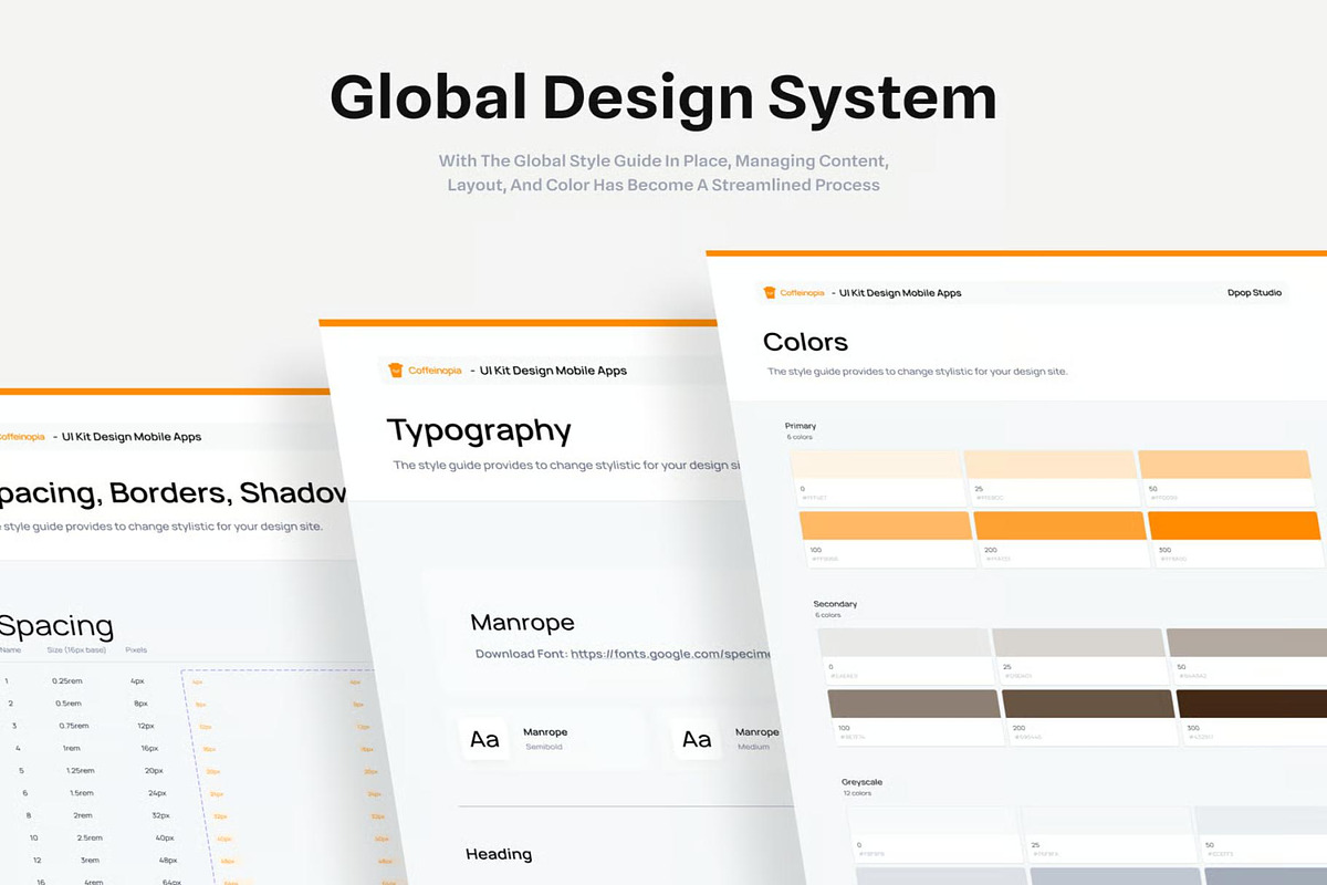 Coffeinopia Coffe Shop App Mobile UI, an UI Kit Template by Lumina_ui_ux202 (Photo 3 of 7)