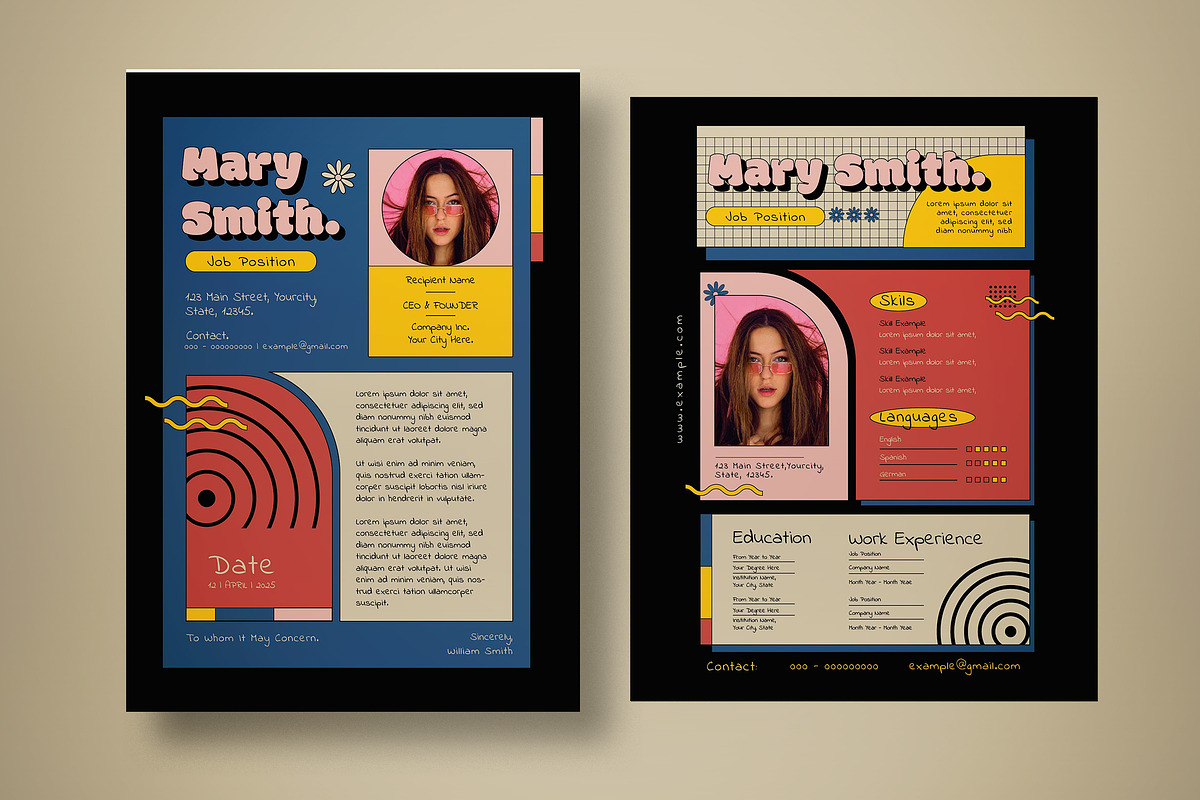 Creative Resume, a Resume Template by graphicook (Photo 2 of 2)
