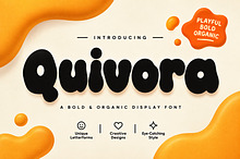 Quivora – Bold Organic Display Font