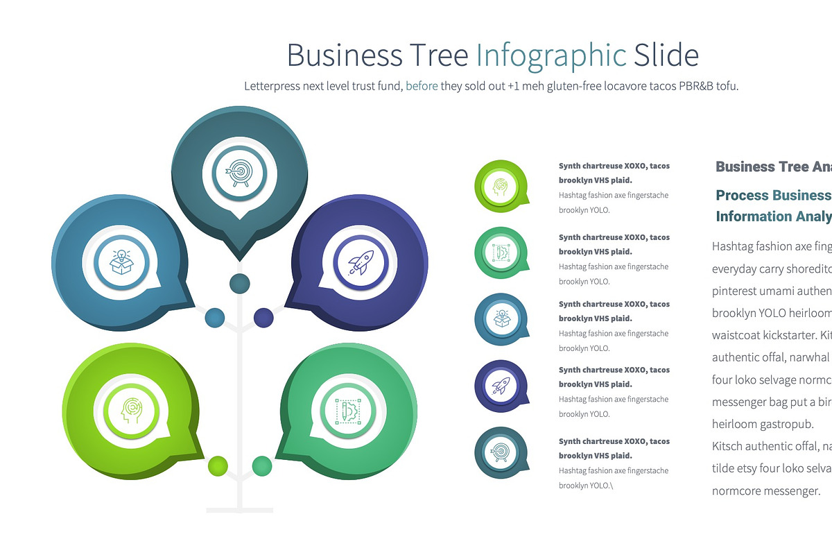 Business Tree PowerPoint Infographic, a Presentation Template by Pulsecolor