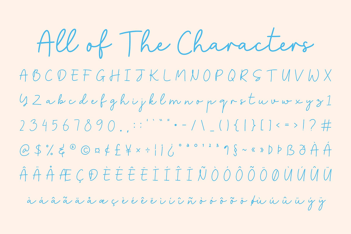 CS Ruska – Handwritten Script Font, a Script Font by Craft Supply Co. (Photo 8 of 8)