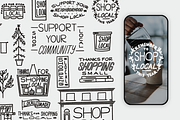 Shop Local Hand Illustrated Graphics, an Illustration by Mere Hunter (Thumbnail 5 of 8)
