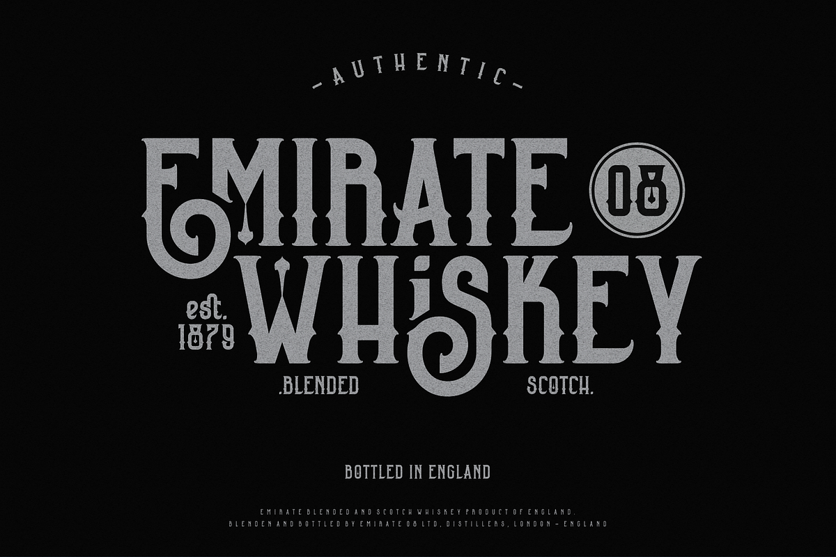 Barstagle for Vintage Brand & Logo, a Serif Font by ilhamtaro (Photo 2 of 9)