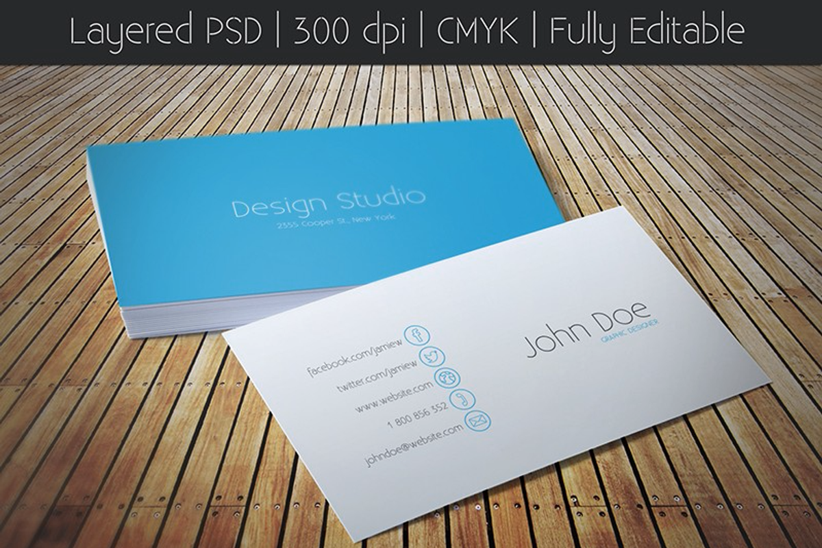 iOS Style Business Card, a Business Card Template by Imagine Design