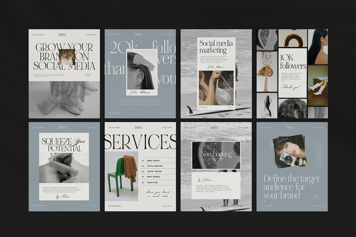 Social Media & instagram Bundle, a Social Media Template by Amaré Creative (Photo 9 of 10)
