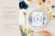 Wedding Crest with Seahorses, an Object Graphic by Encre Studio (Thumbnail 3 of 5)