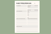 Fitness & Wellness Tracker Bundle, a Stationery Template by MIRoots Design Studio (Thumbnail 3 of 11)