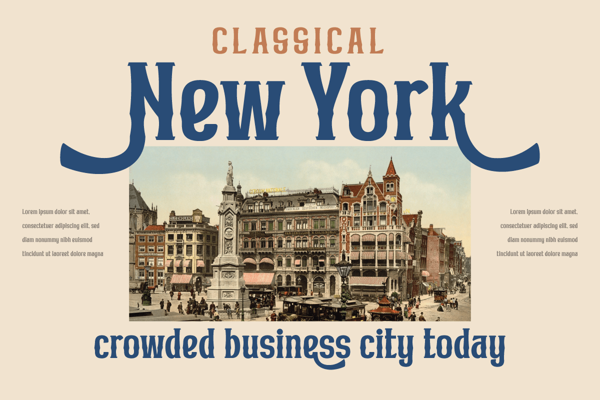 Mibundi | Retro Condensed Font, a Serif Font by twinstd (Photo 3 of 13)