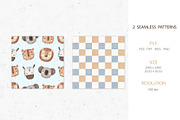 Cute Africa, a Pattern Graphic by AnnieArt (Thumbnail 2 of 4)