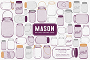 Plum Jar Vectors & Clipart, an Illustration by Amanda Ilkov (Thumbnail 1 of 4)