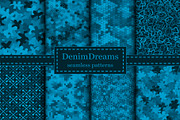 Vector Denim Dreams camouflage set, a Pattern Graphic by ArchonDigitalShop (Thumbnail 3 of 13)