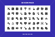 User actions icons, an Outline Icon by Wencory (Thumbnail 1 of 2)