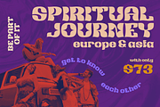 Redsema | Groovy Retro Font, a Font by twinstd (Thumbnail 7 of 12)