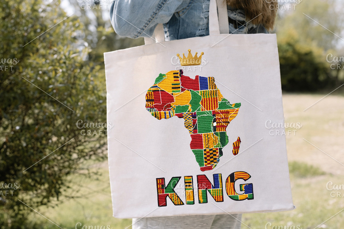 African King Map Black History PNG, an Illustration by Canvas Craft (Photo 6 of 6)