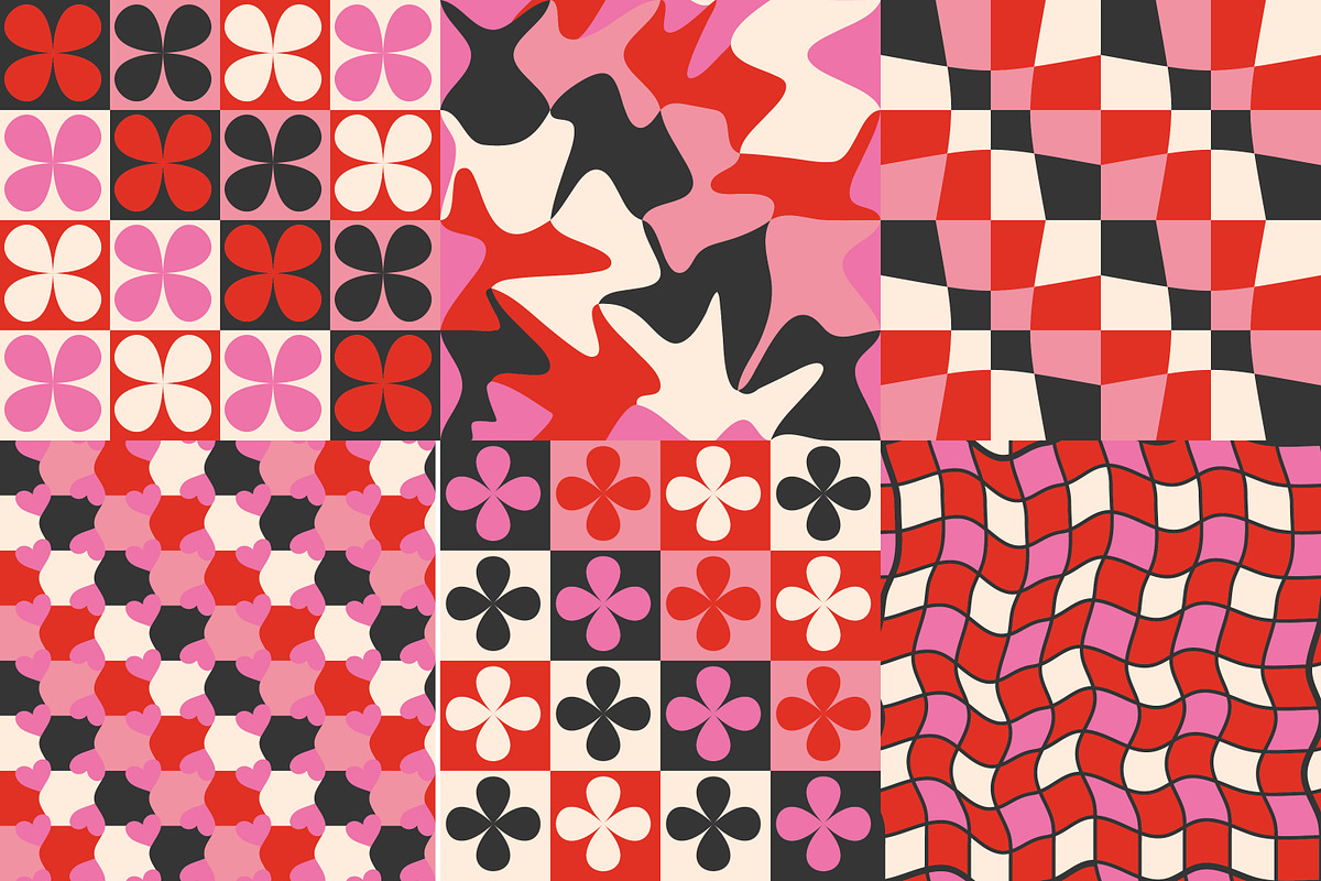 Playful Valentine Patterns, a Pattern Graphic by Art's and patterns (Photo 9 of 9)