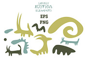 Lovely Rustica, a Font by Malena (Thumbnail 8 of 8)
