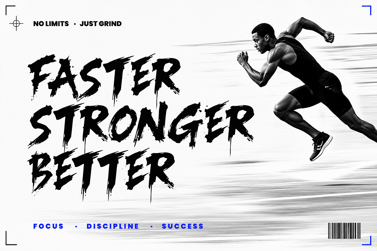 Weaksblue Champion Brush Font, a Handwritten Font by Maulana Creative (Photo 2 of 7)