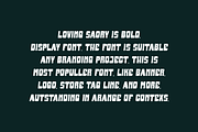 Loving Saory, a Sans Serif Font by QR Design Studio (Thumbnail 2 of 7)
