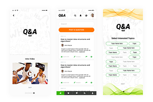 Quora Mobile App Template